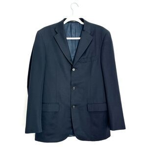Valentino Garavani virgin wool blazer in dark navy